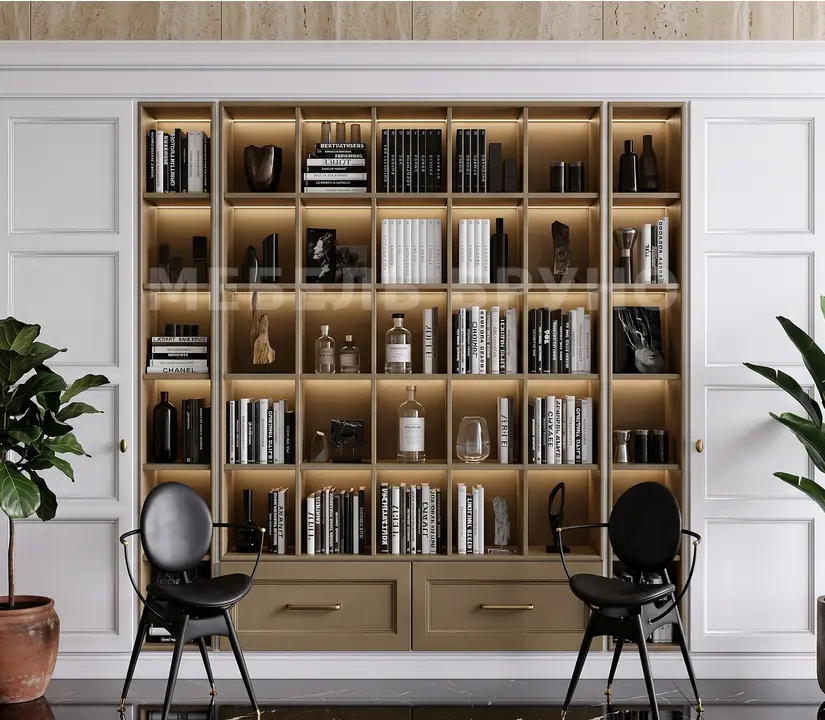 Книжный шкаф Кирстен — фото интерьера