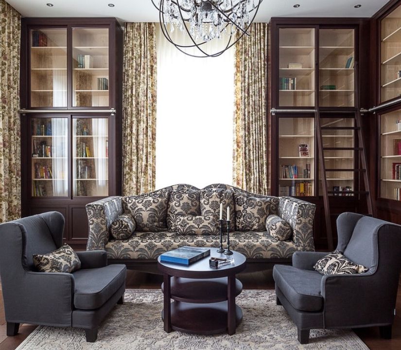 Библиотека Линнетт в стиле классика