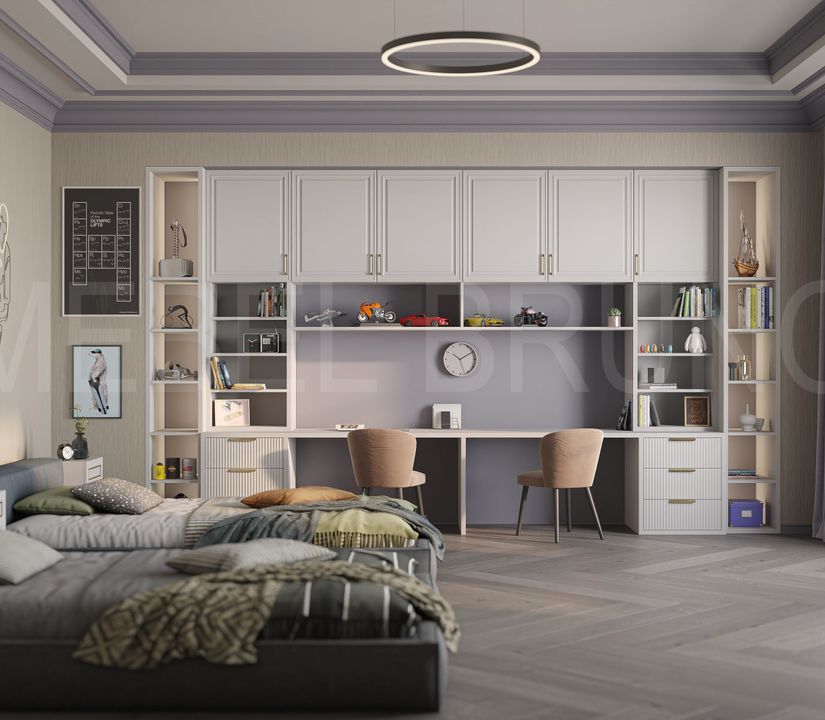 Стенка в детскую комнату Крафт