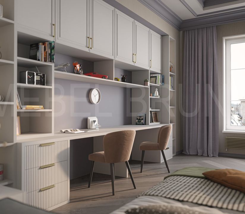 Стенка в детскую комнату Крафт