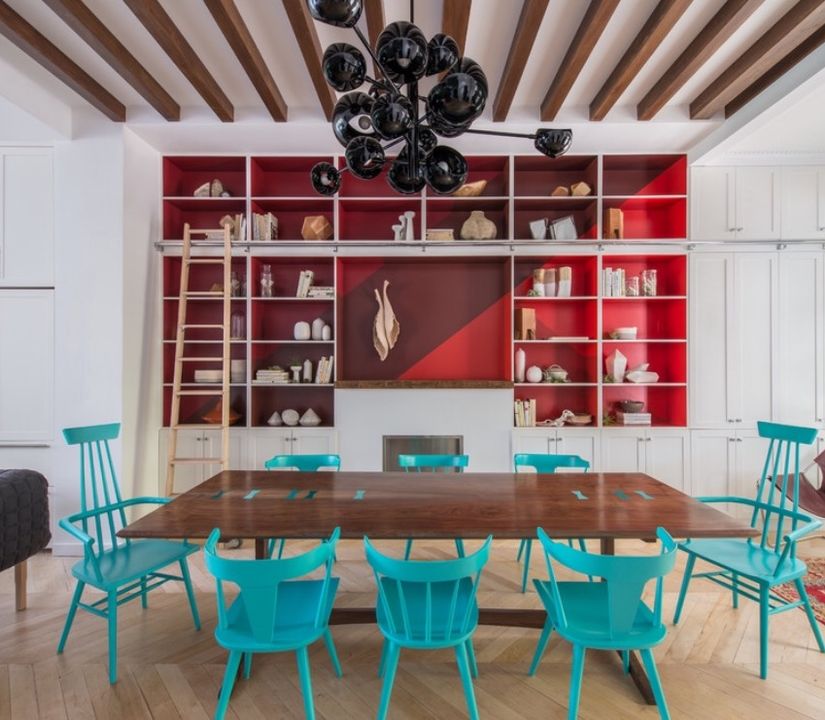 Стеллаж Лейтон в стиле модерн