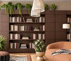 Книжный шкаф Крафт II - фото интерьера