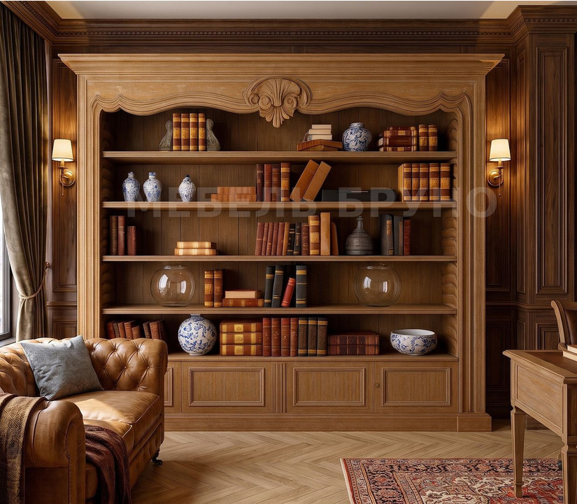 Книжный шкаф Адель  — фото интерьера
