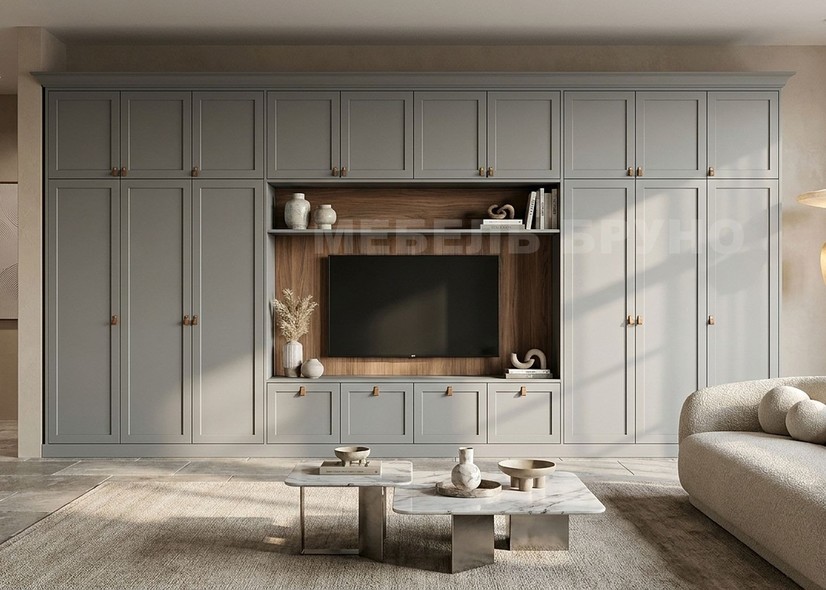 Стенка шкаф Альгеро - фото интерьера