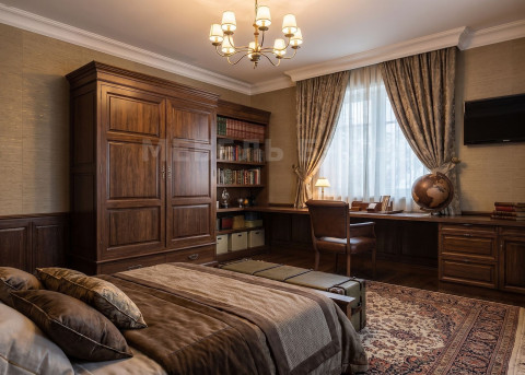 Спальня Агат в стиле кантри Спальня Агат в стиле кантри - фото интерьера