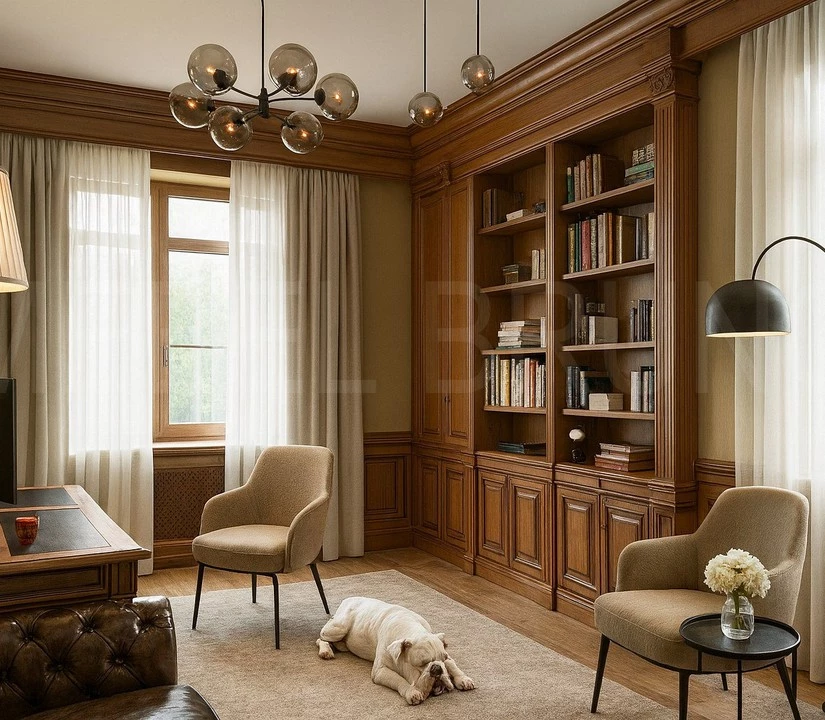 Кабинет Аттика  — фото интерьера